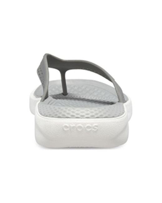 CROCSTM Gray Literide Beach Slippers for men