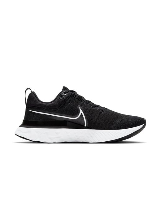 Nike Black React Infinity Run Flyknit 2