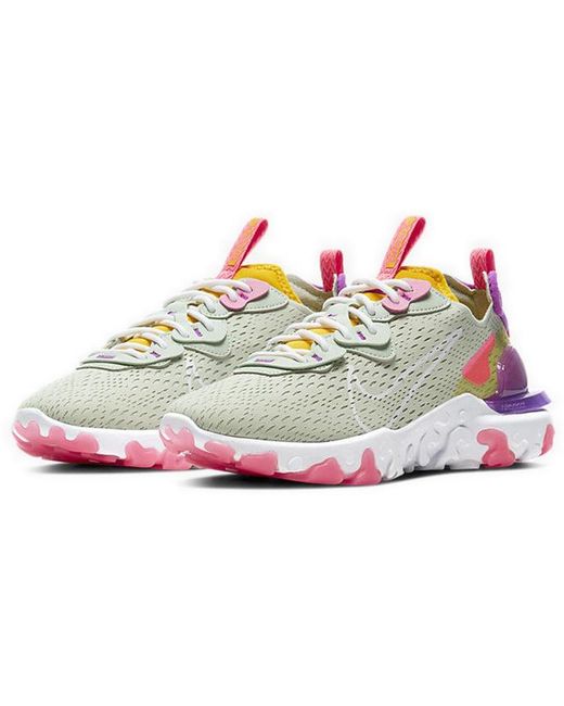 Nike White (Wmns) React Vision 'Pistachio Frost'