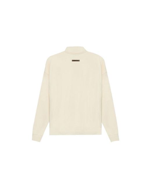Fear Of God White Ss21 Pull-Over Mockneck for men