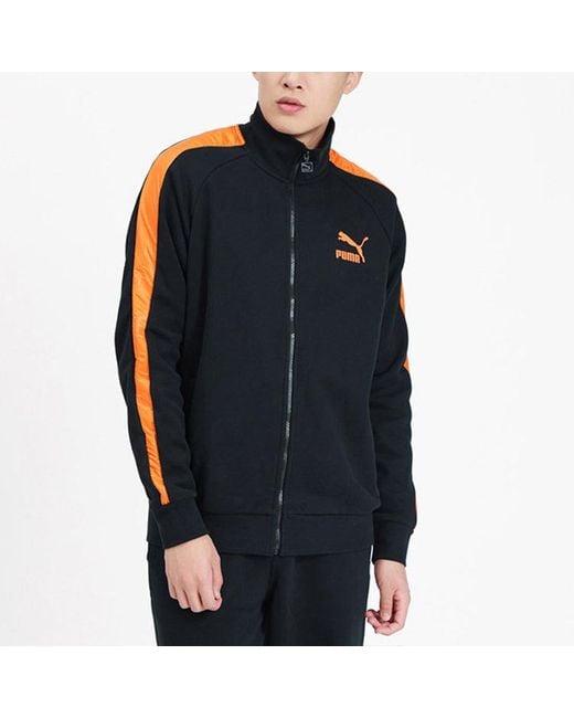 PUMA Blue Iconic T7 Track Jacket for men