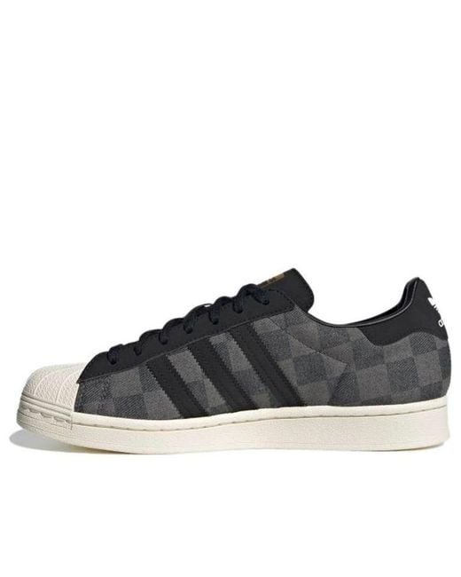 Adidas Black X Atmos Superstar 'Denim Pack for men