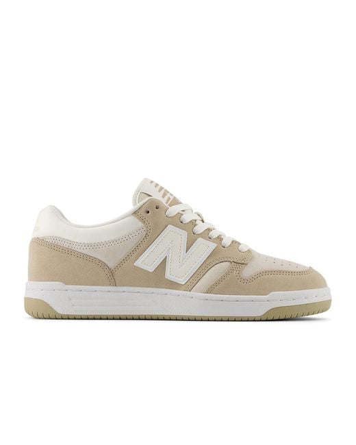 New Balance White 480 'Moonbeam Seasalt' for men