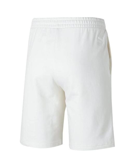 PUMA White Sport Shorts for men