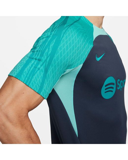 Nike Blue Fc Barcelona 23-24 Strike Training Jerseys for men