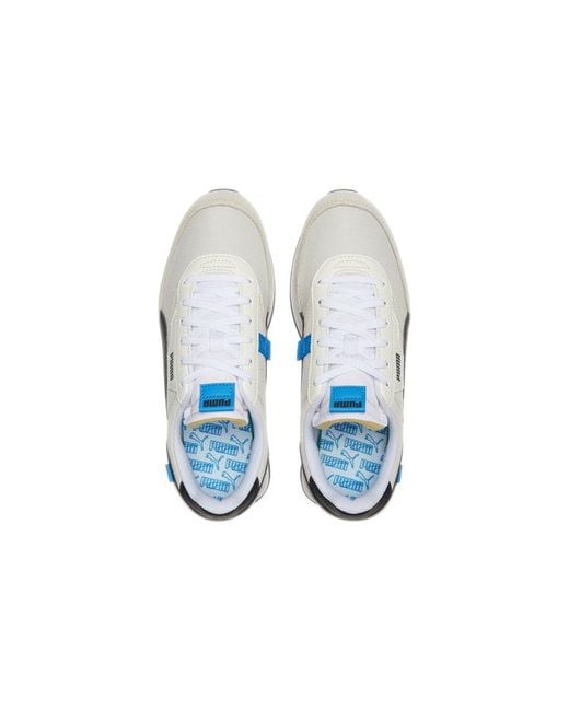 PUMA White Future Rider 'Play On for men