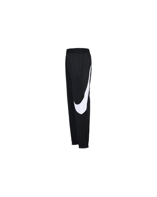 Nike Black Large Logo Brand Logo Bundle Feet Sports Pants/Trousers/Joggers Autumn for men