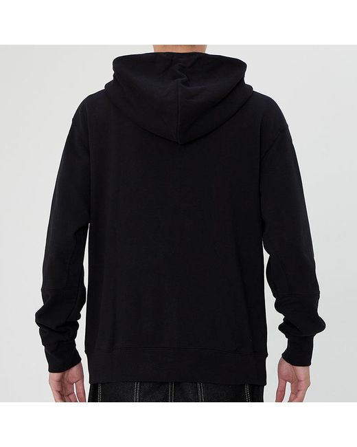 Nike Blue Woven Label Logo Sports Hooded Jacket Autumn for men