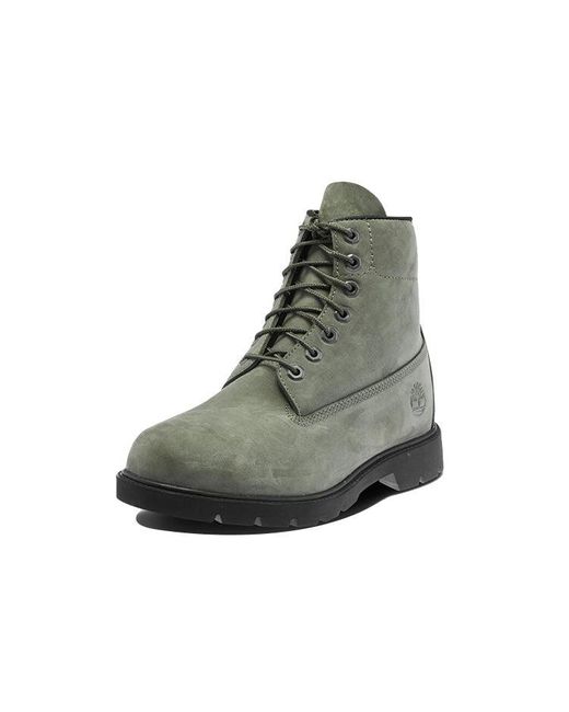 Timberland Gray Basic 6 Inch Wide-fit Non-contrast Boots for men