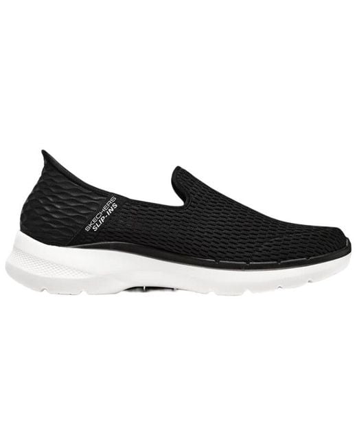 Skechers Black Go Walk 6 Shoes for men