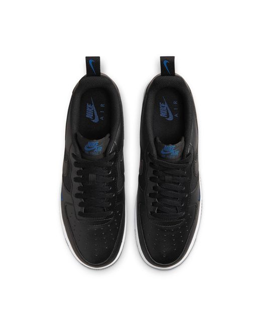 Nike Black Air Force 1 Low Court' for men