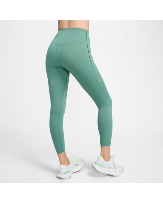 Nike Green (Wmns) Universa Medium-Support High-Waisted 7/8 Leggings