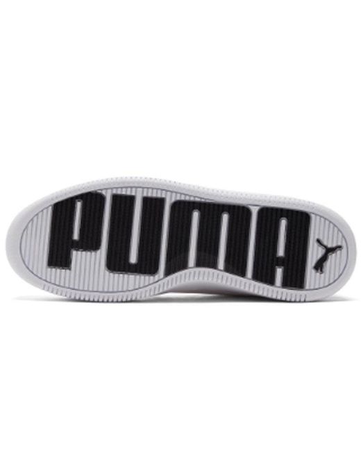 PUMA White (Wmns) Lily Platform Leather