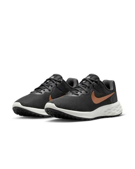 Nike Black (Wmns) Revolution 6 Next Nature 'Dark Smoke Metallic Copper'