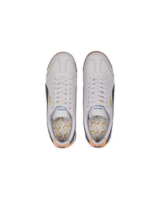 PUMA White Roma Basic Plus 'Marble Gum' for men