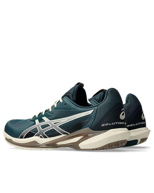 Asics Blue Solution Speed Flytefoam 3 Clay Tennis Shoes for men