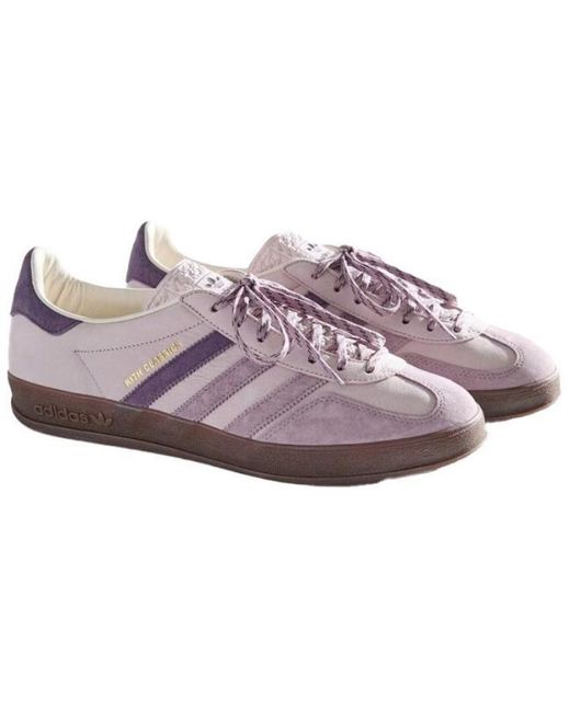 Adidas Purple X Kith Gazelle 'Ash' for men