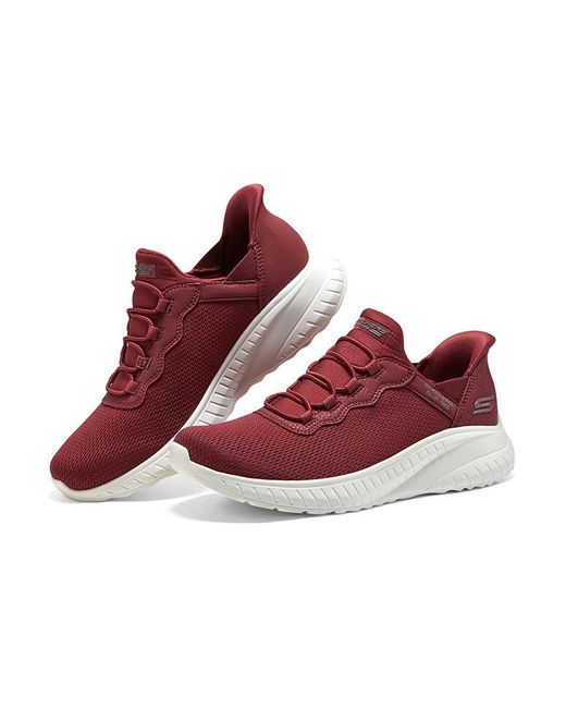 Skechers Red (Wmns) Slip-Ins Bobs Sport Squad Chaos