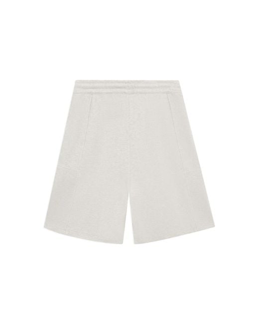 Li-ning White Embroidery Logo Straight Shorts 'Light' for men