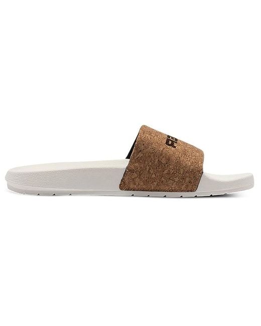 Under Armour Brown Core Remix Slippers for men