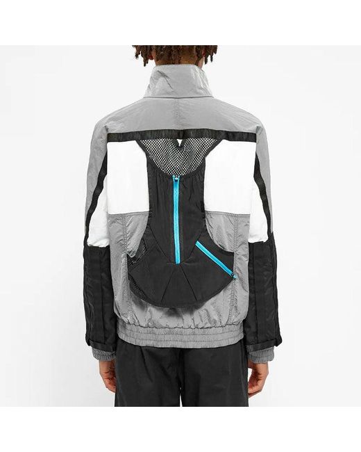 Nike Gray Ispa Series 3M Reflective Zipper Pocket Casual Jacket Windbreaker 'Wolf' for men