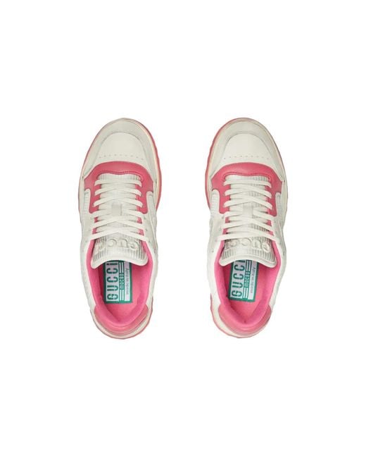 Gucci White Mac80 Leather Low-top Trainers