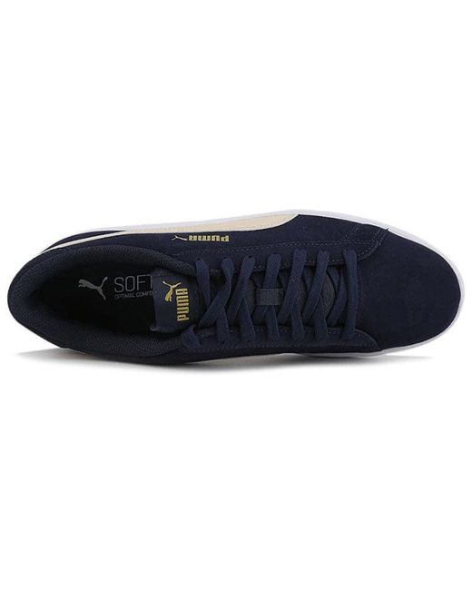 PUMA Blue Smash V2 Retro Casual Skateboarding Shoes Deep for men
