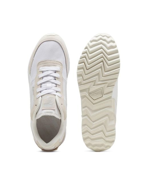 PUMA White Road Rider Suede Vapor' for men