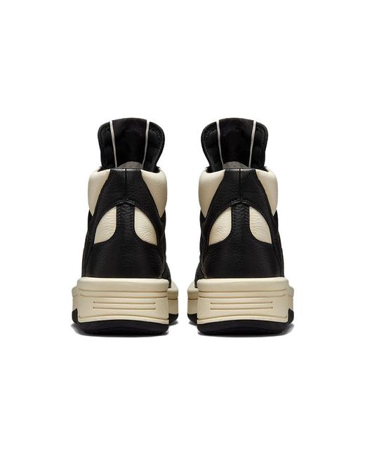 Converse Black Rick Owens X Turbowpn Mid Cloud Cream' for men