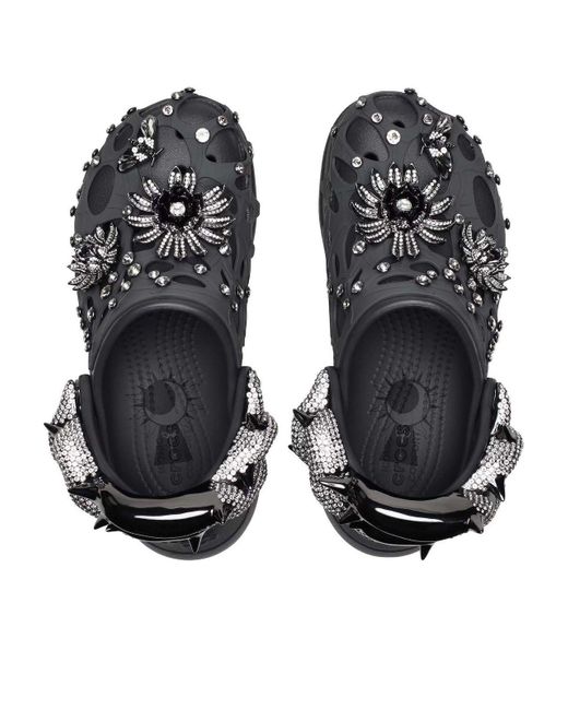 CROCSTM Black (Wmns) X Swarovski Classic Bae Clog