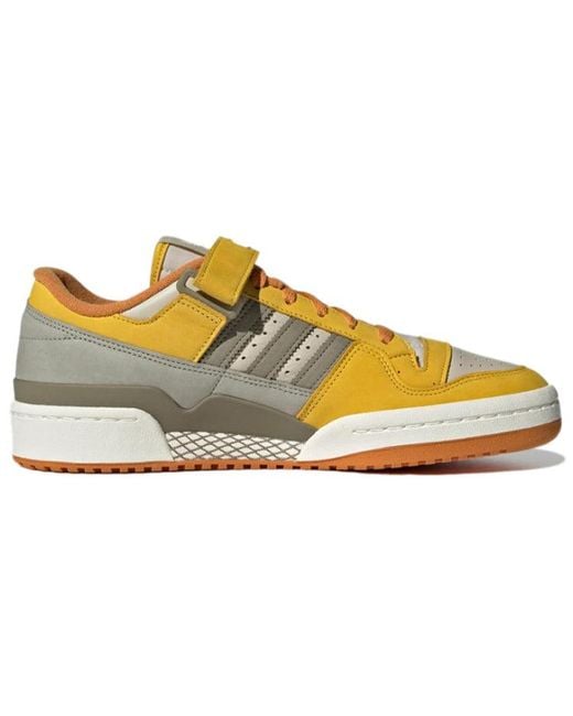 Adidas Yellow Originals Forum 84 Low Fruit Punch Citrus 'Light Dark' for men