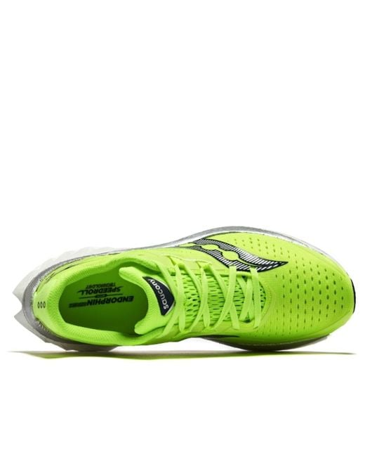 Saucony Green Endorphin Speed 4 'Citron' for men
