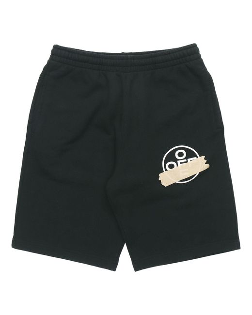 Off-White c/o Virgil Abloh Black C/O Virgil Abloh Tape Arrows Sweatshorts for men