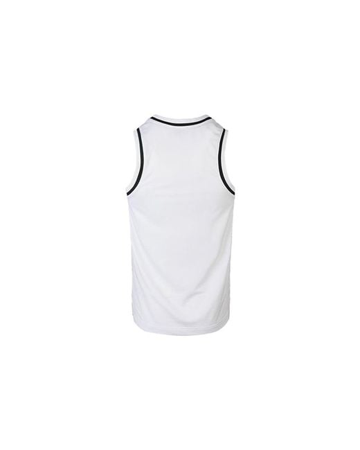Nike White Dri-Fit Classicbasketball Jersey For for men