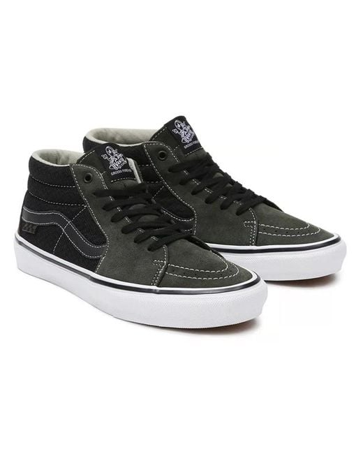 Vans Black Skate Grosso Mid 'Forest Night' for men