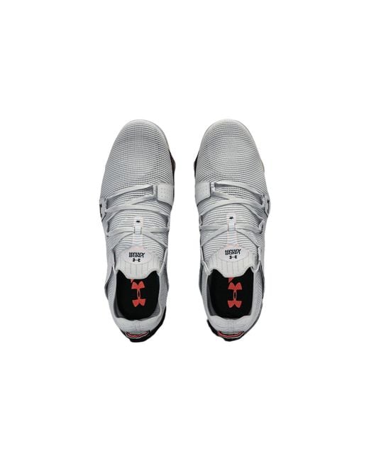 Under Armour Gray Hovr Tour Spikeless Wide E 'Halo' for men