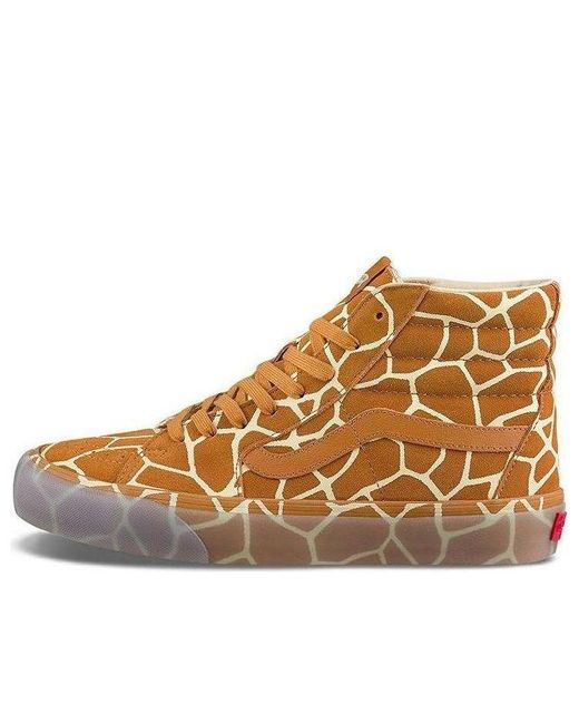 Vans Brown Sk8-Hi Vlt Lx 'Giraffe' for men