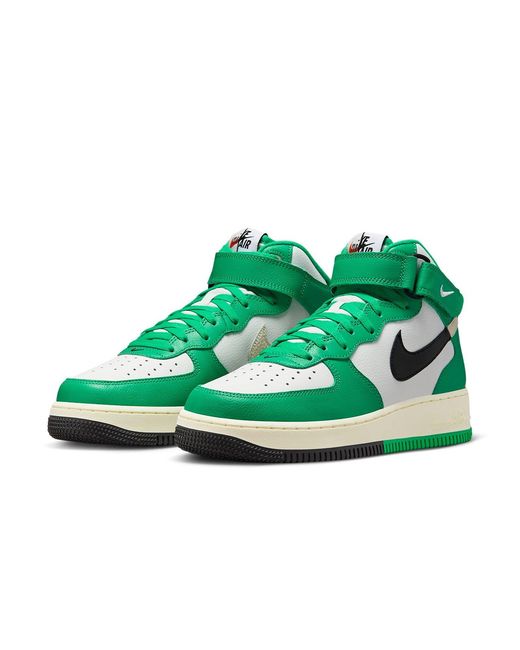 Nike Green Air Force 1 Mid 07 Lv8 'Split Stadium' for men