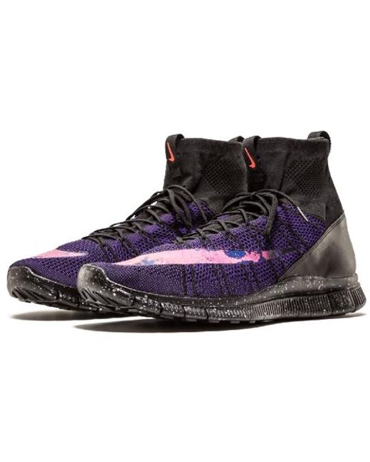 Nike Purple Free Flyknit Mercurial Cr7 'Savage Beauty' for men