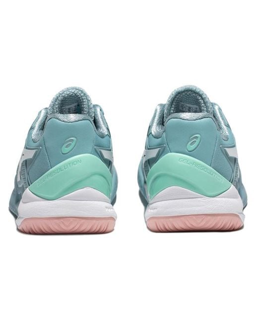 Asics Blue (Wmns) Gel Resolution 8 'Smoke'