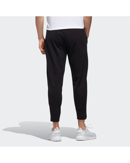 Adidas Black Neo Logo Casual Sports Pants for men