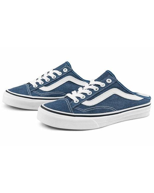 Vans Blue Style 36 Mule Low Tops Casual Skateboarding Shoes Denim for men