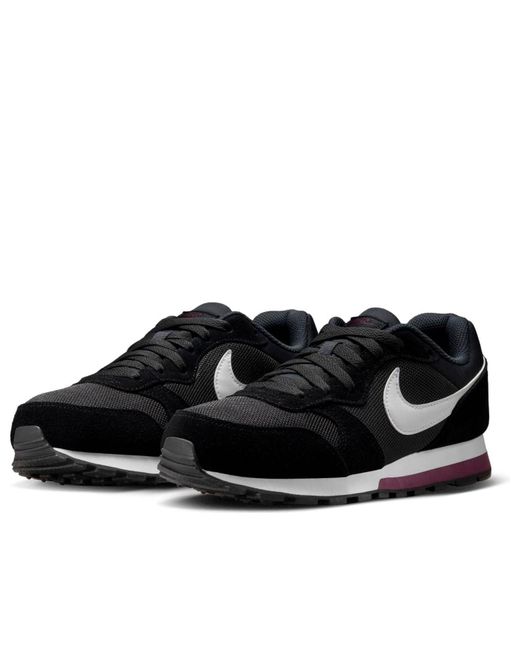 Nike Black (Wmns) Md Runner 2 'Anthracite Bordeaux'