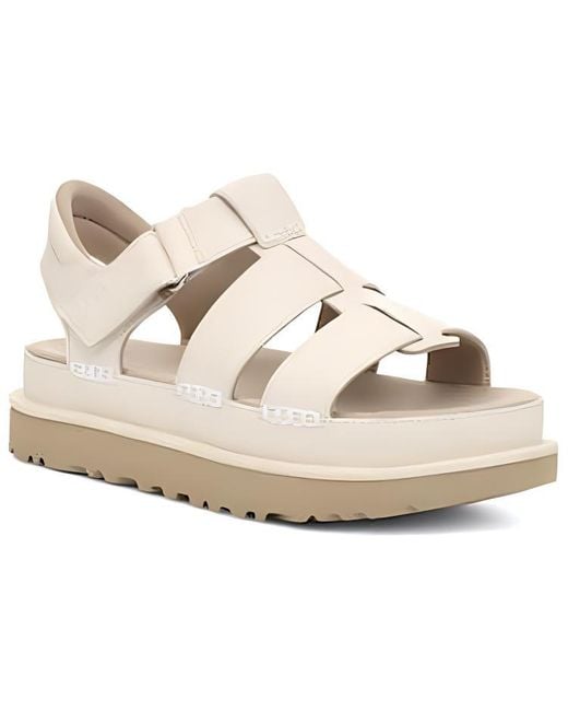 Ugg Natural (Wmns) Goldenstar Strap Platform Sandal 'Jasmine'