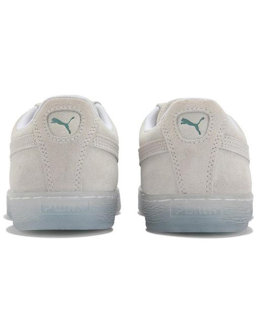 PUMA White Suede Translucent for men