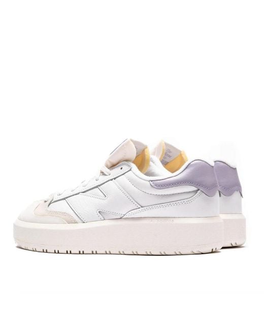New Balance White Ct302Sl Shoes for men