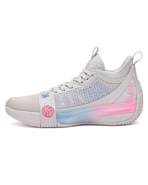 361 Degrees Gray Aaron Gordon X Zen 3 Mod 'Evening Cloud' for men