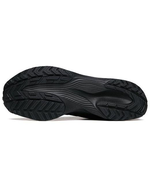 Anta Black Running Series Sneakers Leather for men