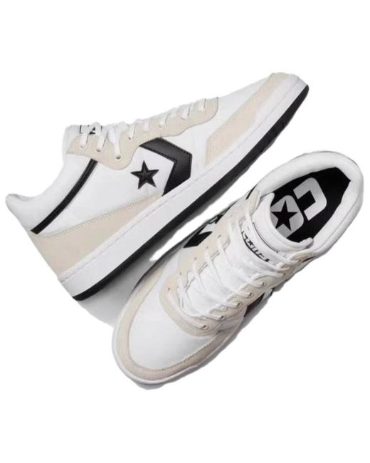 Converse White Fastbreak Pro Leather & Suede for men