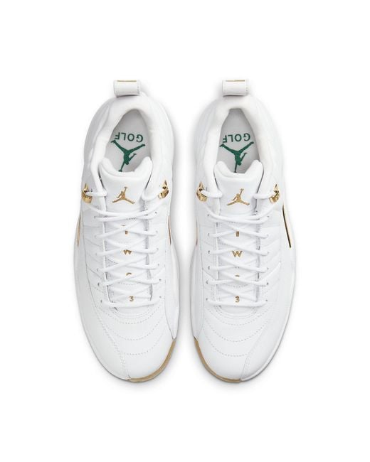 Nike White 12 Low Golf 'Masters' for men